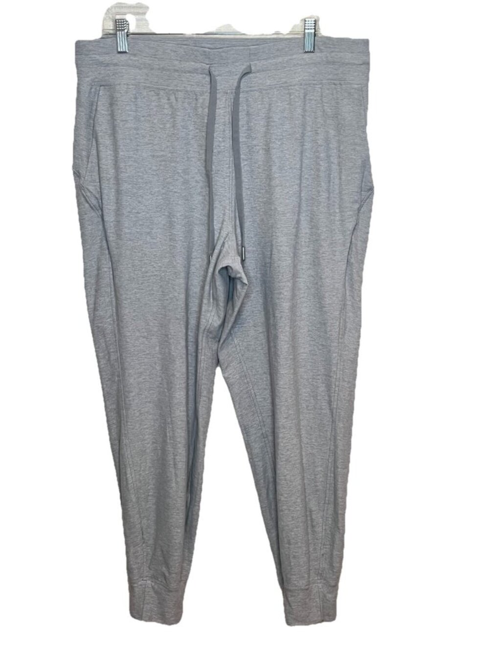 Lululemon Ready to Rulu High -Rise Jogger 28" Heathered Gray Sz 14 Soft Pants
